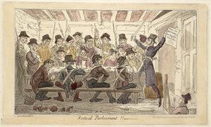 「過激派議会!!」または「陛下の大臣を暗殺する計画」 作： George Cruikshank